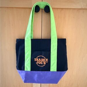 Trader Joe's Mini Halloween Canvas Tote Lunch Bag Limited Edition Collectible